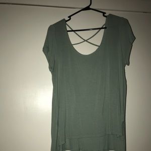 green dressy t-shirt